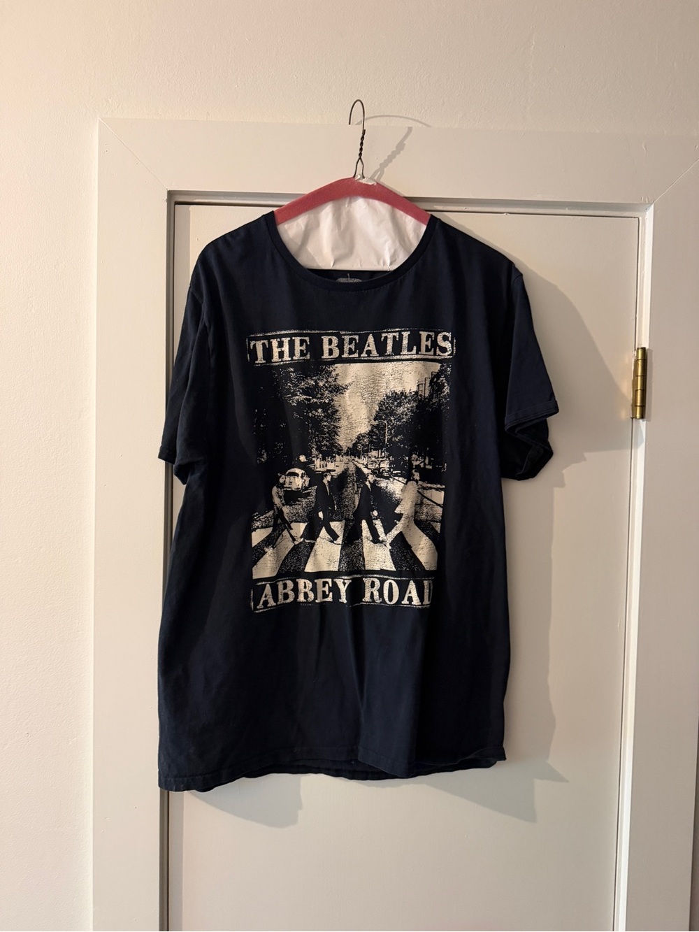 The Beatles Abbey Road Band Tee - Navy Blue